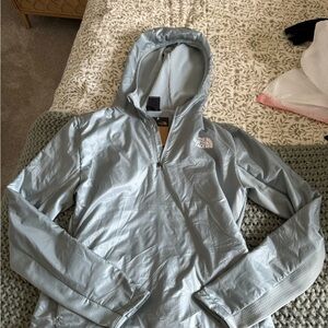 The North Face Silver Blue Quarter-Zip Hoodie